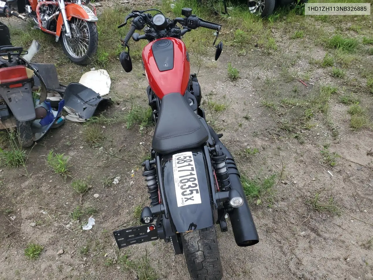 2022 Harley-Davidson Rh975 VIN: 1HD1ZH113NB326885 Lot: 58171835