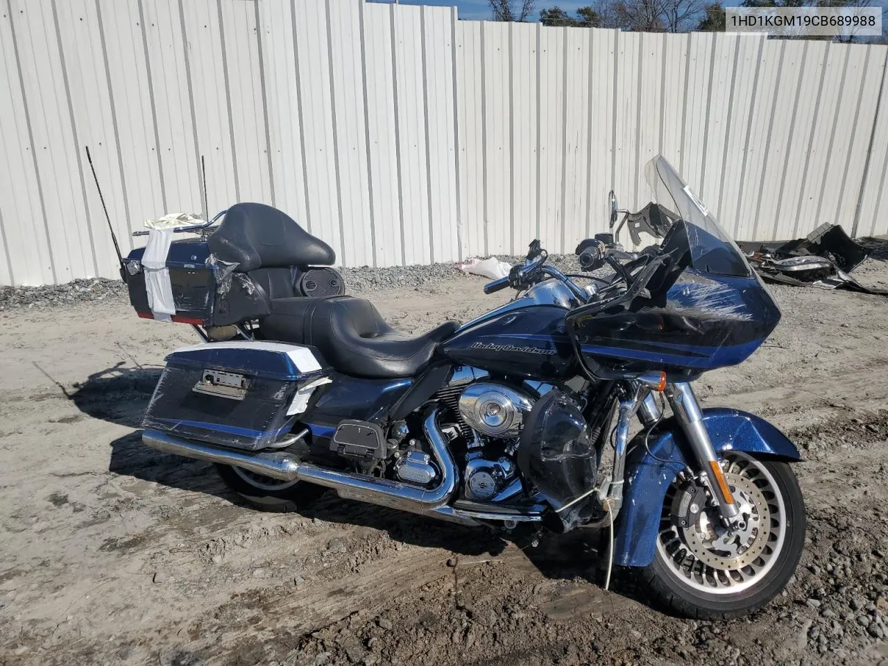 2012 Harley-Davidson Fltru Road Glide Ultra VIN: 1HD1KGM19CB689988 Lot: 42858525