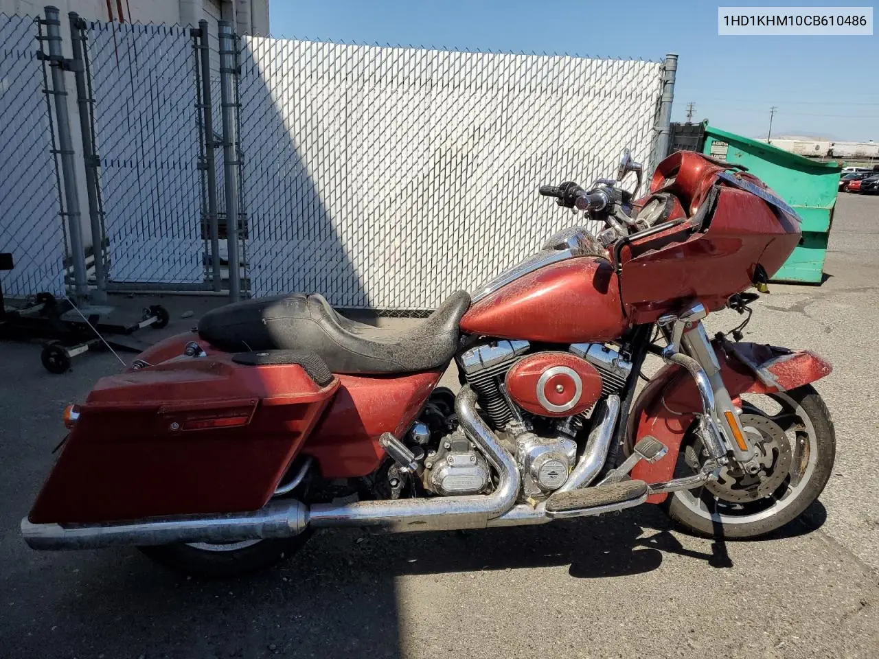 2012 Harley-Davidson Fltrx Road Glide Custom VIN: 1HD1KHM10CB610486 Lot: 54694655
