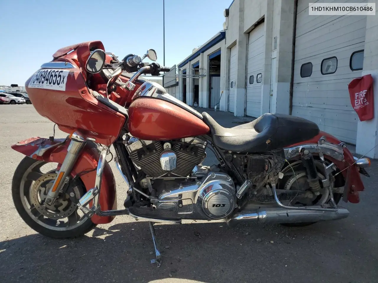 2012 Harley-Davidson Fltrx Road Glide Custom VIN: 1HD1KHM10CB610486 Lot: 54694655