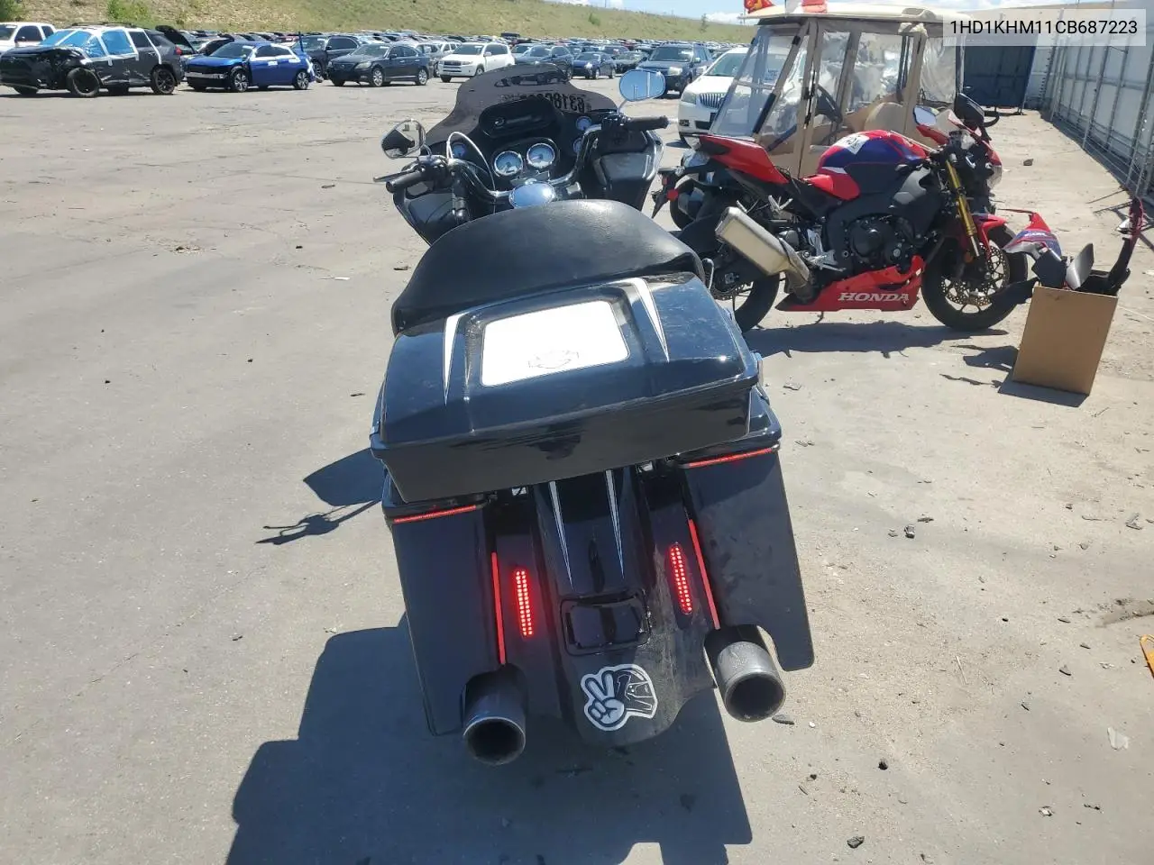 2012 Harley-Davidson Fltrx Road Glide Custom VIN: 1HD1KHM11CB687223 Lot: 63189685