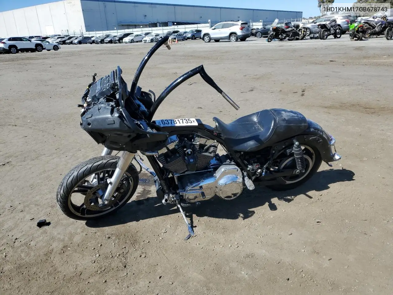 2016 Harley-Davidson Fltrx Road Glide VIN: 1HD1KHM17GB678743 Lot: 63781735