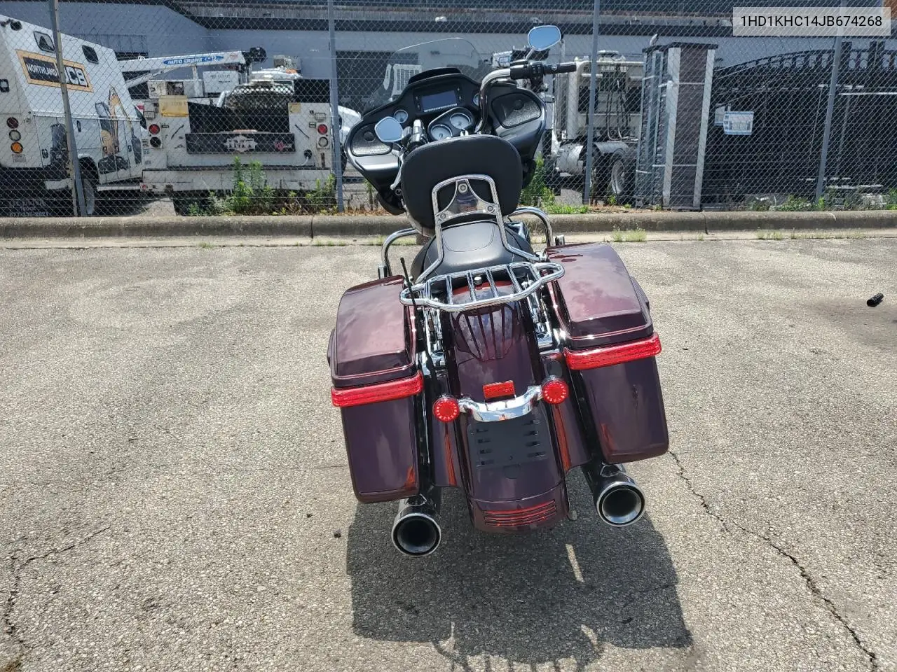 2018 Harley-Davidson Fltrx Road Glide VIN: 1HD1KHC14JB674268 Lot: 64301335