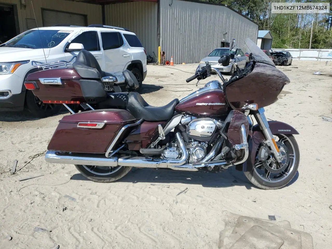 2021 Harley-Davidson Fltrk VIN: 1HD1KZF12MB674324 Lot: 55099795