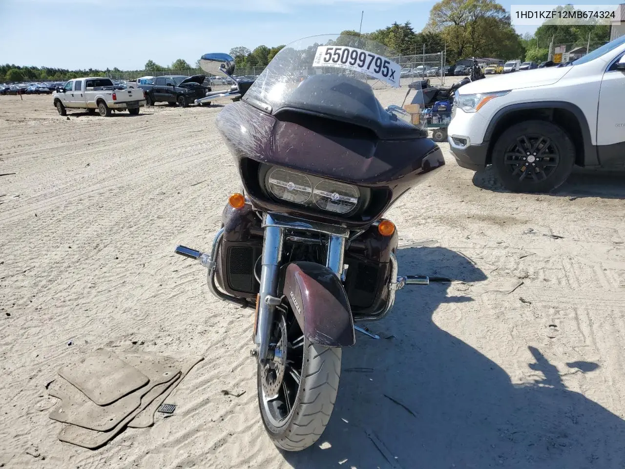 2021 Harley-Davidson Fltrk VIN: 1HD1KZF12MB674324 Lot: 55099795