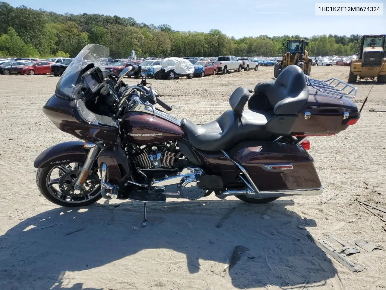 2021 Harley-Davidson Fltrk VIN: 1HD1KZF12MB674324 Lot: 55099795