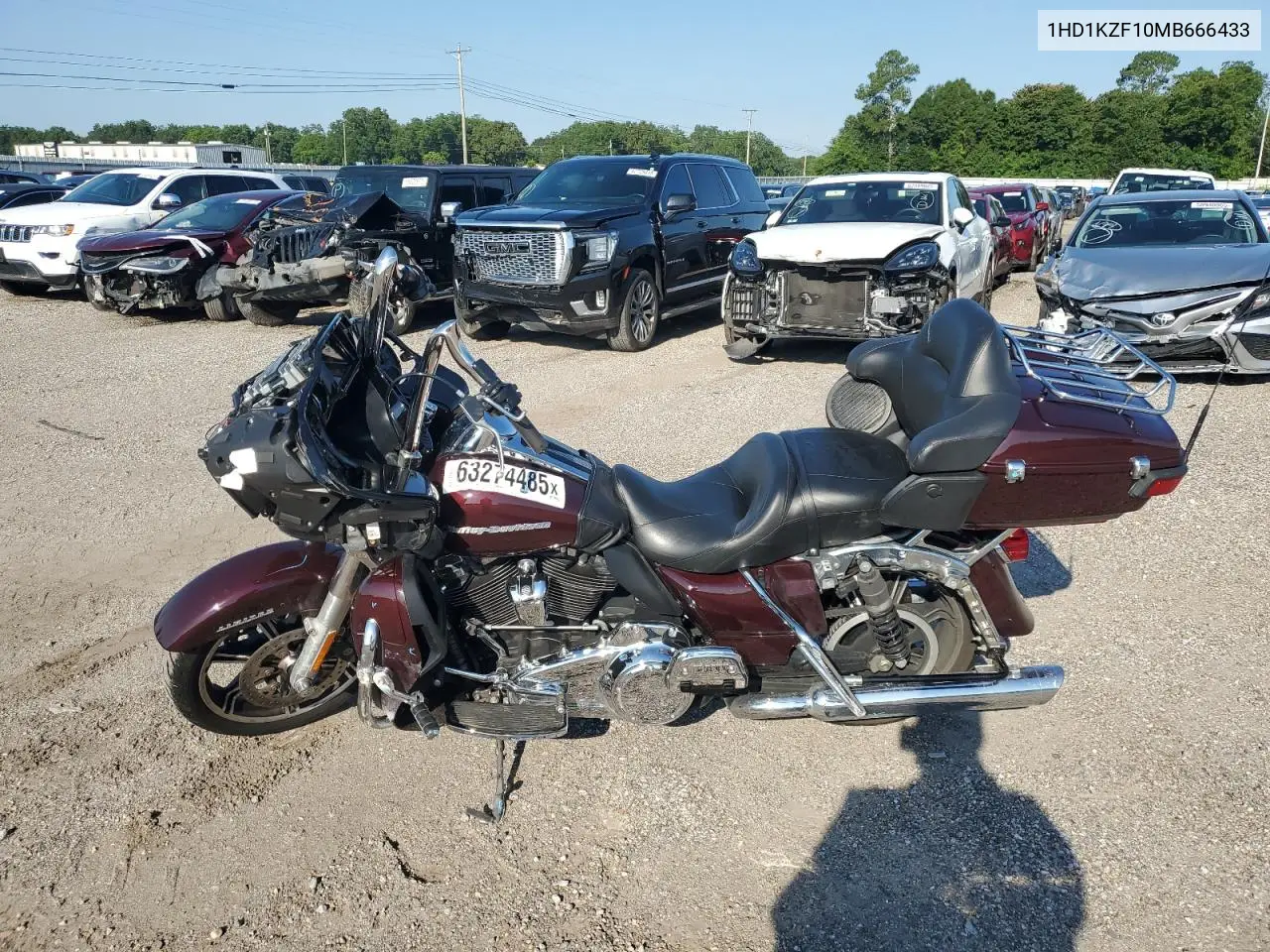 2021 Harley-Davidson Fltrk VIN: 1HD1KZF10MB666433 Lot: 63274485