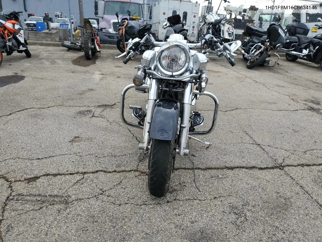 2012 Harley-Davidson Flhr Road King VIN: 1HD1FBM16CB634146 Lot: 49690005
