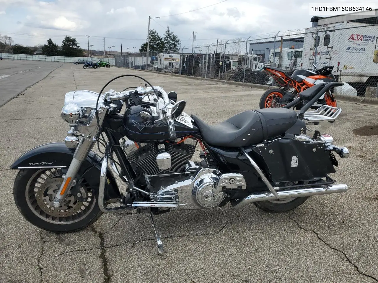 2012 Harley-Davidson Flhr Road King VIN: 1HD1FBM16CB634146 Lot: 49690005
