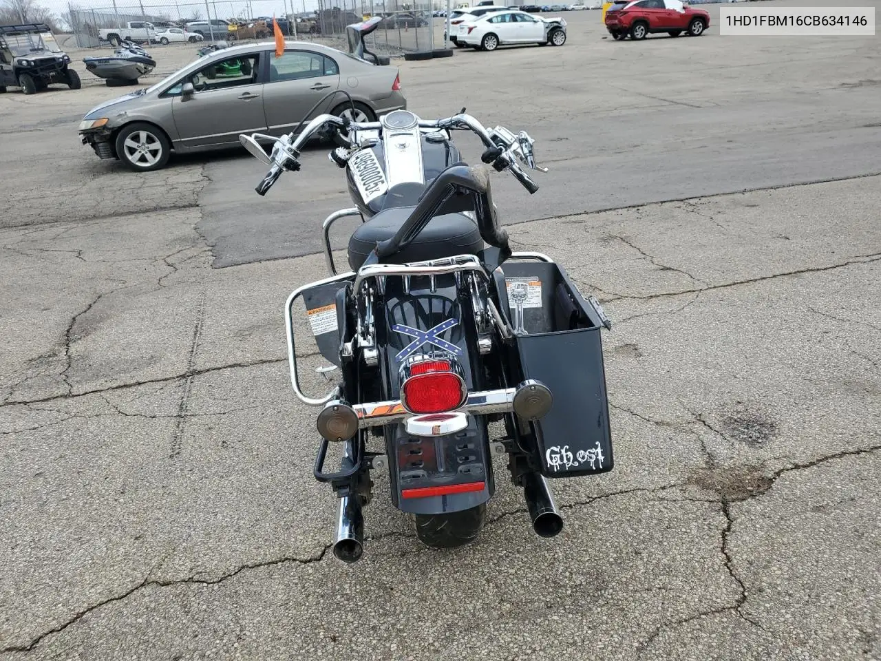 2012 Harley-Davidson Flhr Road King VIN: 1HD1FBM16CB634146 Lot: 49690005