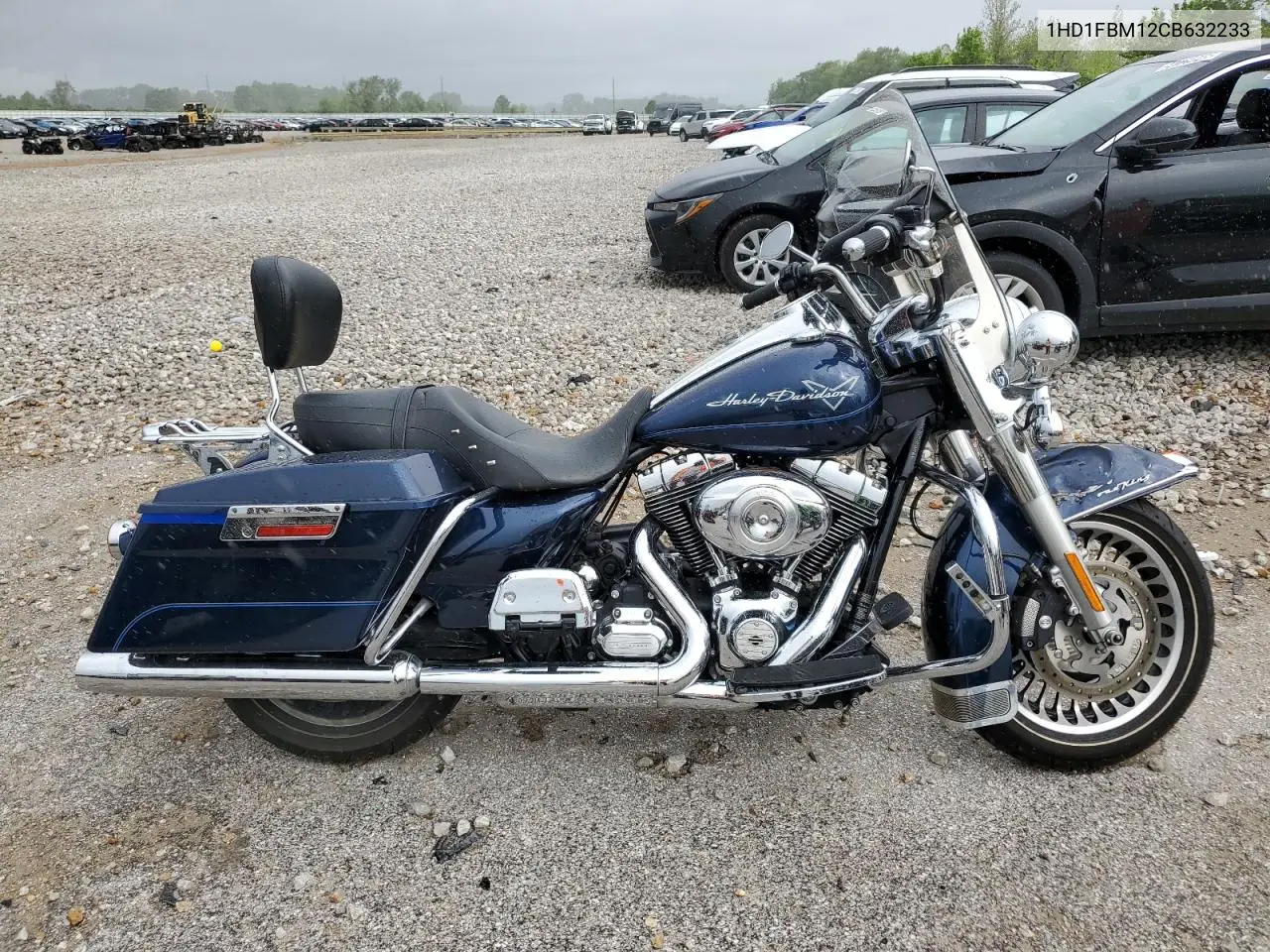 2012 Harley-Davidson Flhr Road King VIN: 1HD1FBM12CB632233 Lot: 54414305