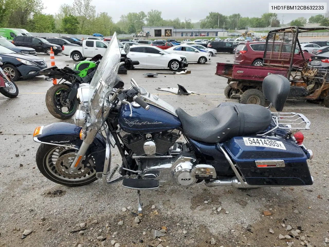 2012 Harley-Davidson Flhr Road King VIN: 1HD1FBM12CB632233 Lot: 54414305