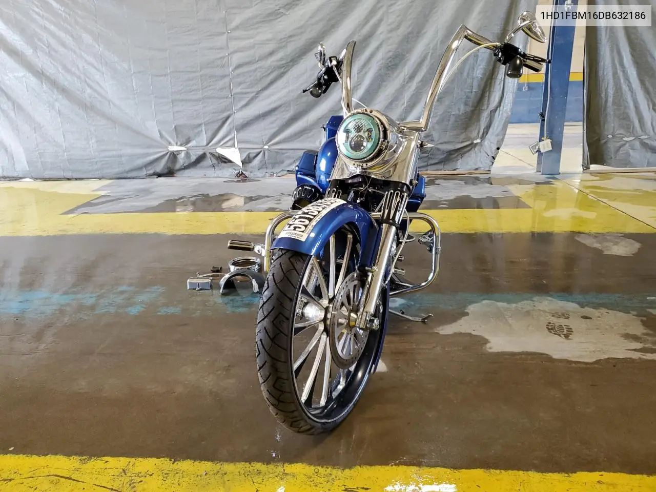 2013 Harley-Davidson Flhr Road King VIN: 1HD1FBM16DB632186 Lot: 56138135