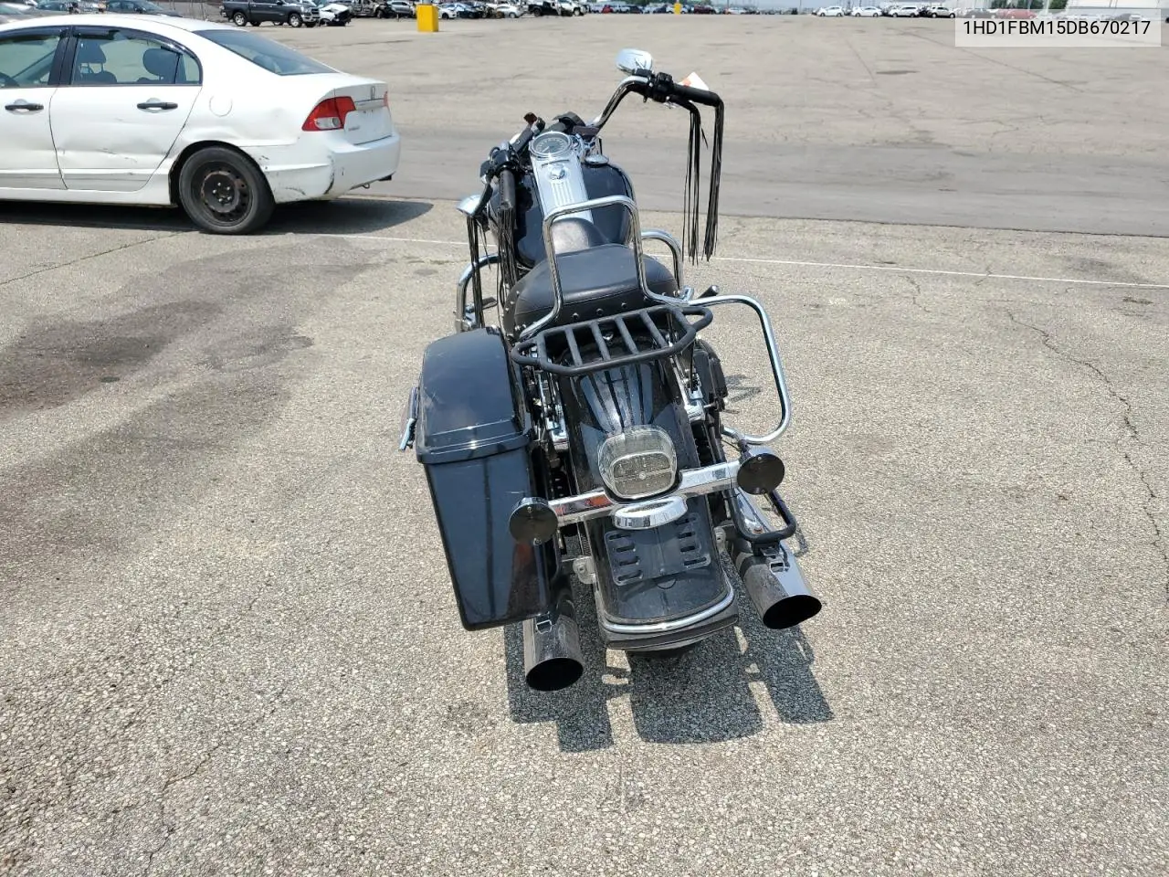 2013 Harley-Davidson Flhr Road King VIN: 1HD1FBM15DB670217 Lot: 59188345