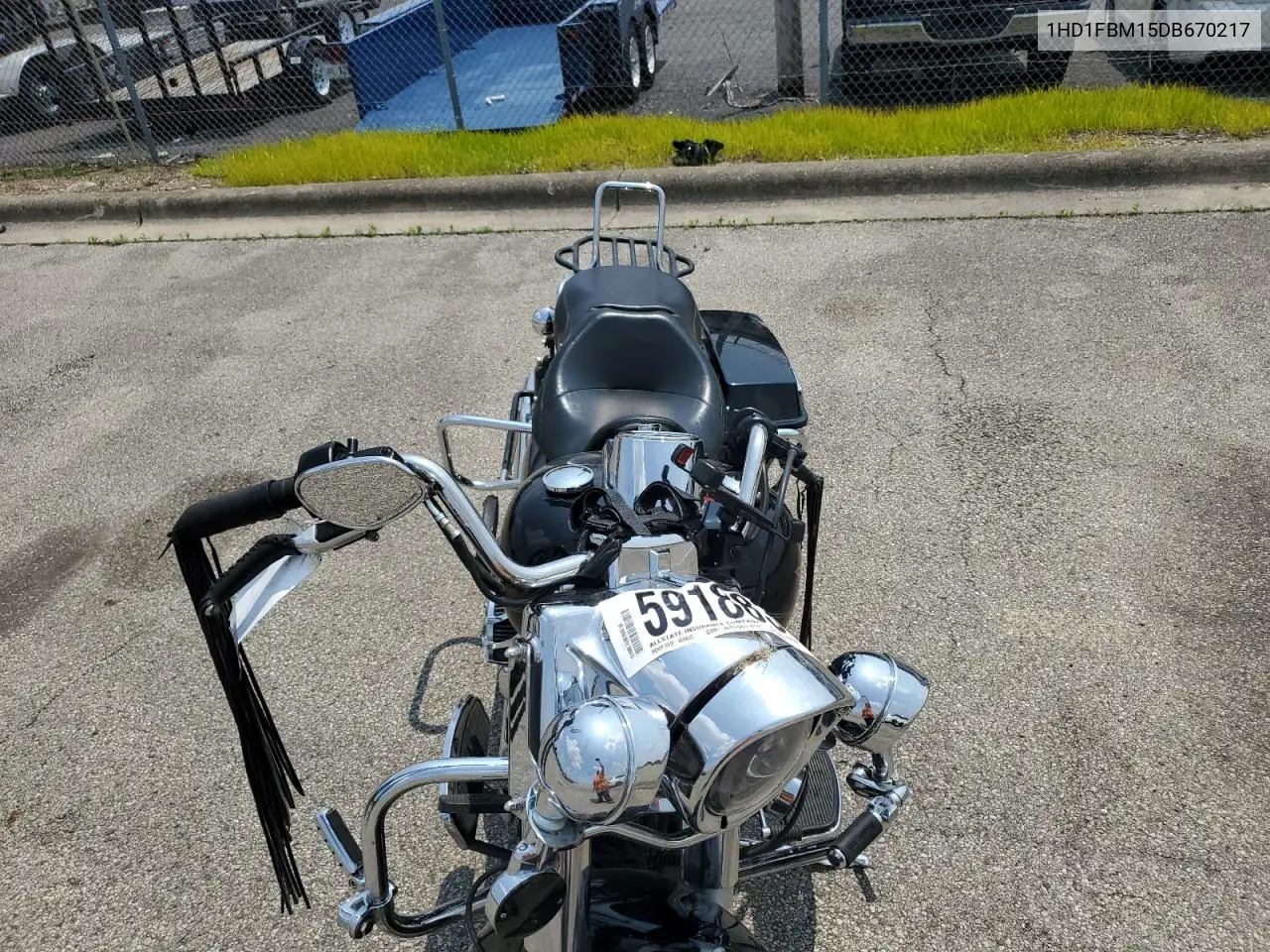 2013 Harley-Davidson Flhr Road King VIN: 1HD1FBM15DB670217 Lot: 59188345