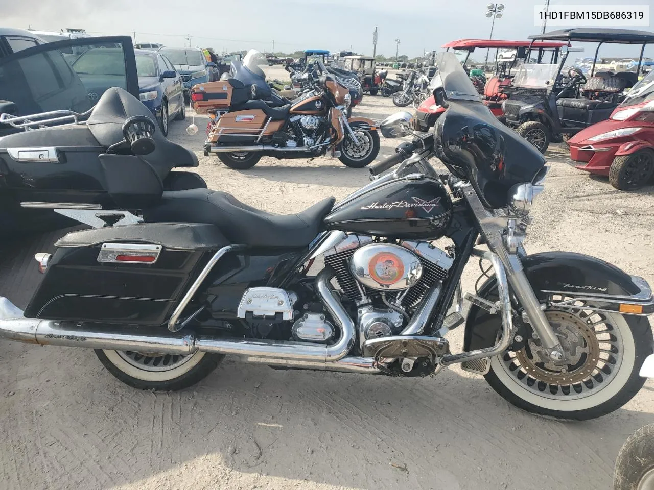 2013 Harley-Davidson Flhr Road King VIN: 1HD1FBM15DB686319 Lot: 76399314