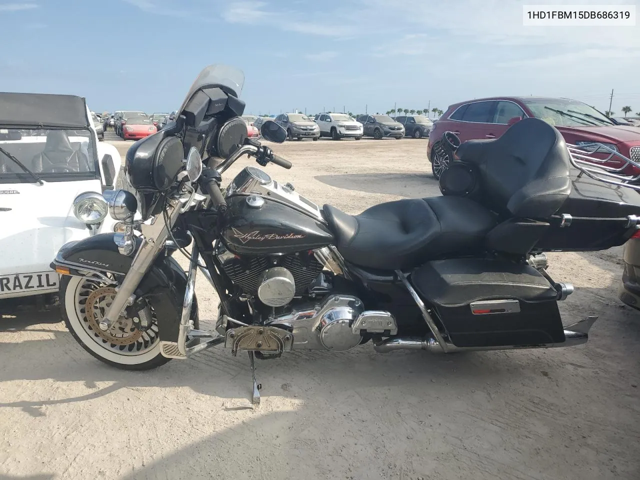 2013 Harley-Davidson Flhr Road King VIN: 1HD1FBM15DB686319 Lot: 76399314