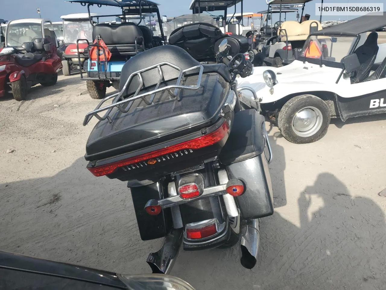 2013 Harley-Davidson Flhr Road King VIN: 1HD1FBM15DB686319 Lot: 76399314