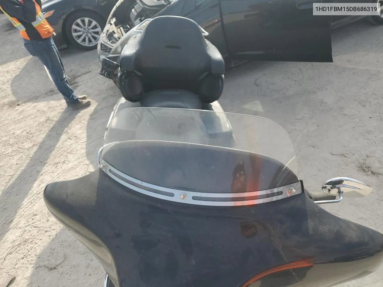 2013 Harley-Davidson Flhr Road King VIN: 1HD1FBM15DB686319 Lot: 76399314