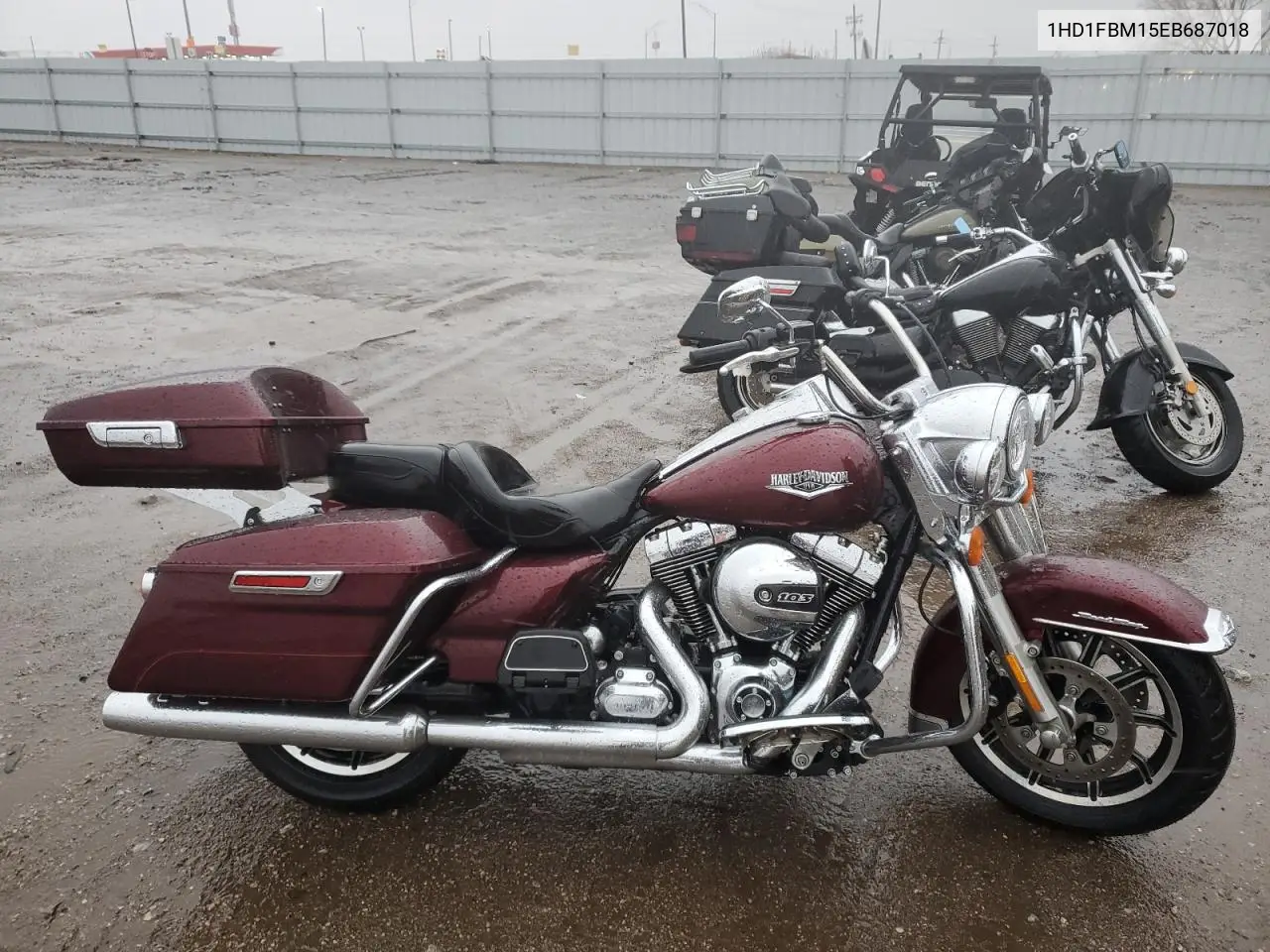 2014 Harley-Davidson Flhr Road King VIN: 1HD1FBM15EB687018 Lot: 47501615