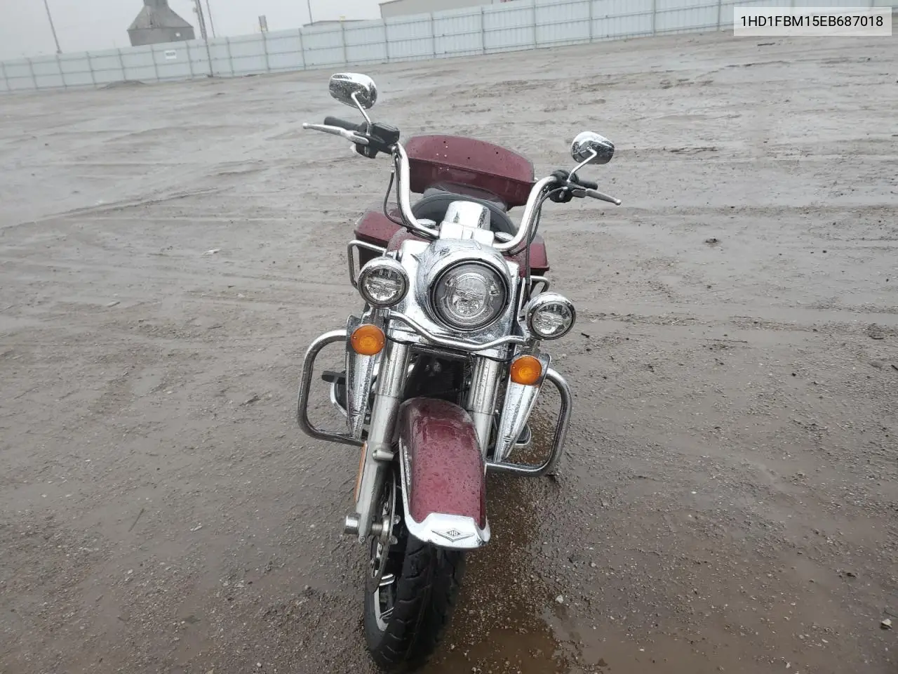 2014 Harley-Davidson Flhr Road King VIN: 1HD1FBM15EB687018 Lot: 47501615