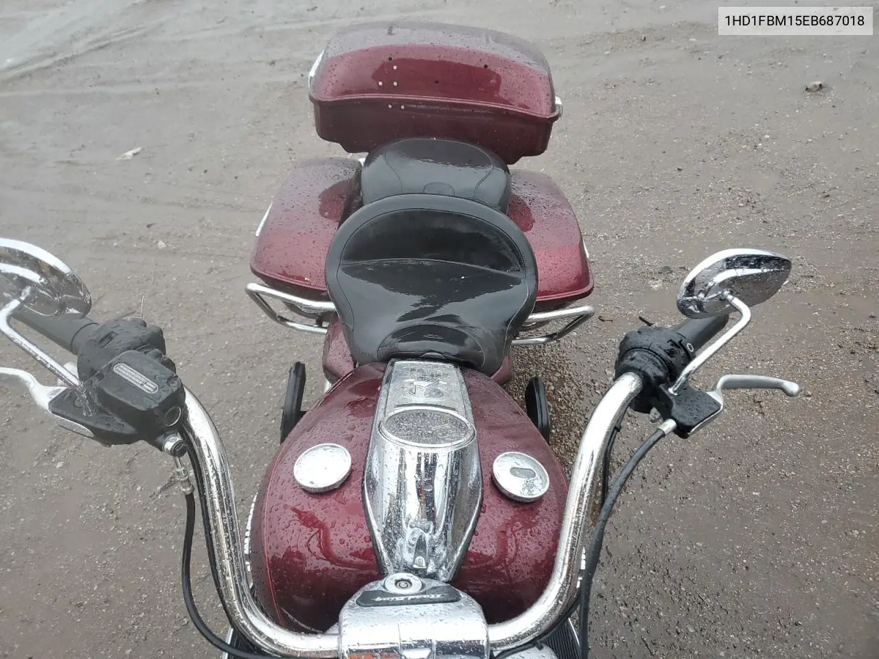 2014 Harley-Davidson Flhr Road King VIN: 1HD1FBM15EB687018 Lot: 47501615