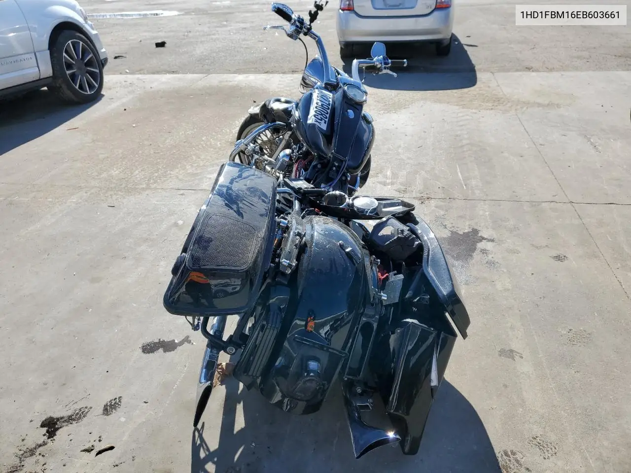 2014 Harley-Davidson Flhr Road King VIN: 1HD1FBM16EB603661 Lot: 49279085