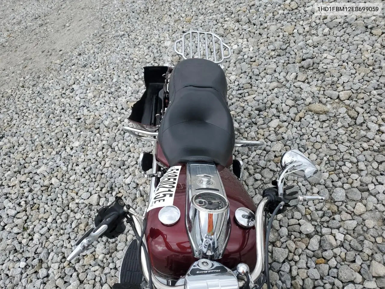 2014 Harley-Davidson Flhr Road King VIN: 1HD1FBM12EB699059 Lot: 51850215