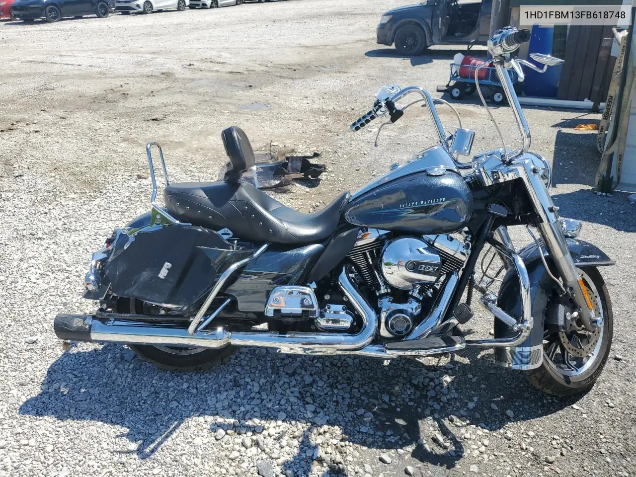 2015 Harley-Davidson Flhr Road King VIN: 1HD1FBM13FB618748 Lot: 56554575