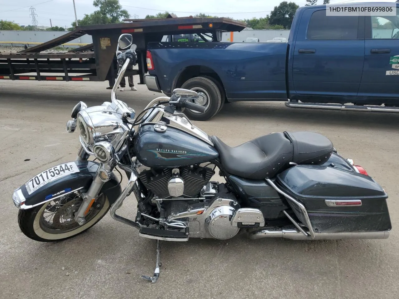 2015 Harley-Davidson Flhr Road King VIN: 1HD1FBM10FB699806 Lot: 70175544