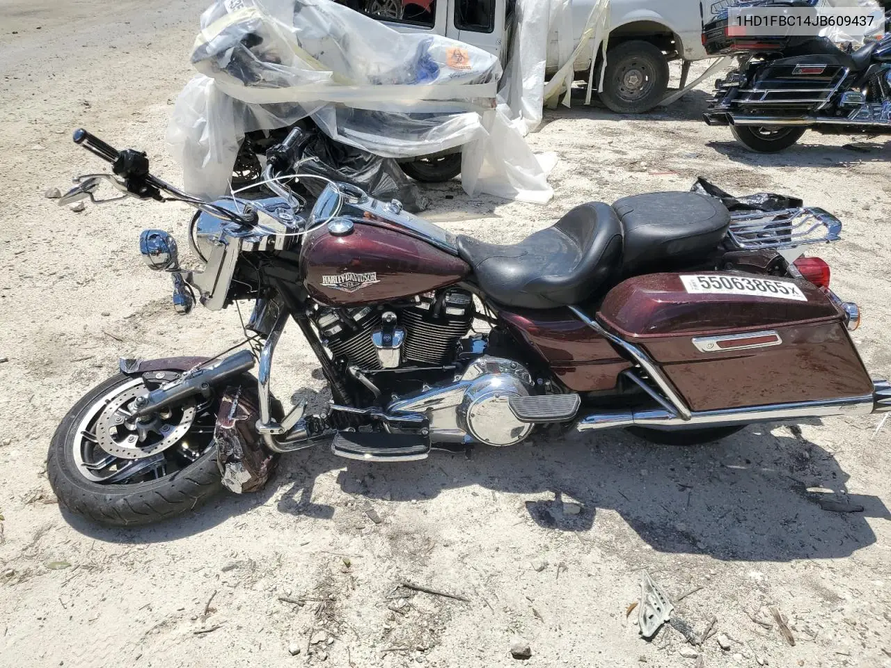 2018 Harley-Davidson Flhr Road King VIN: 1HD1FBC14JB609437 Lot: 55063865
