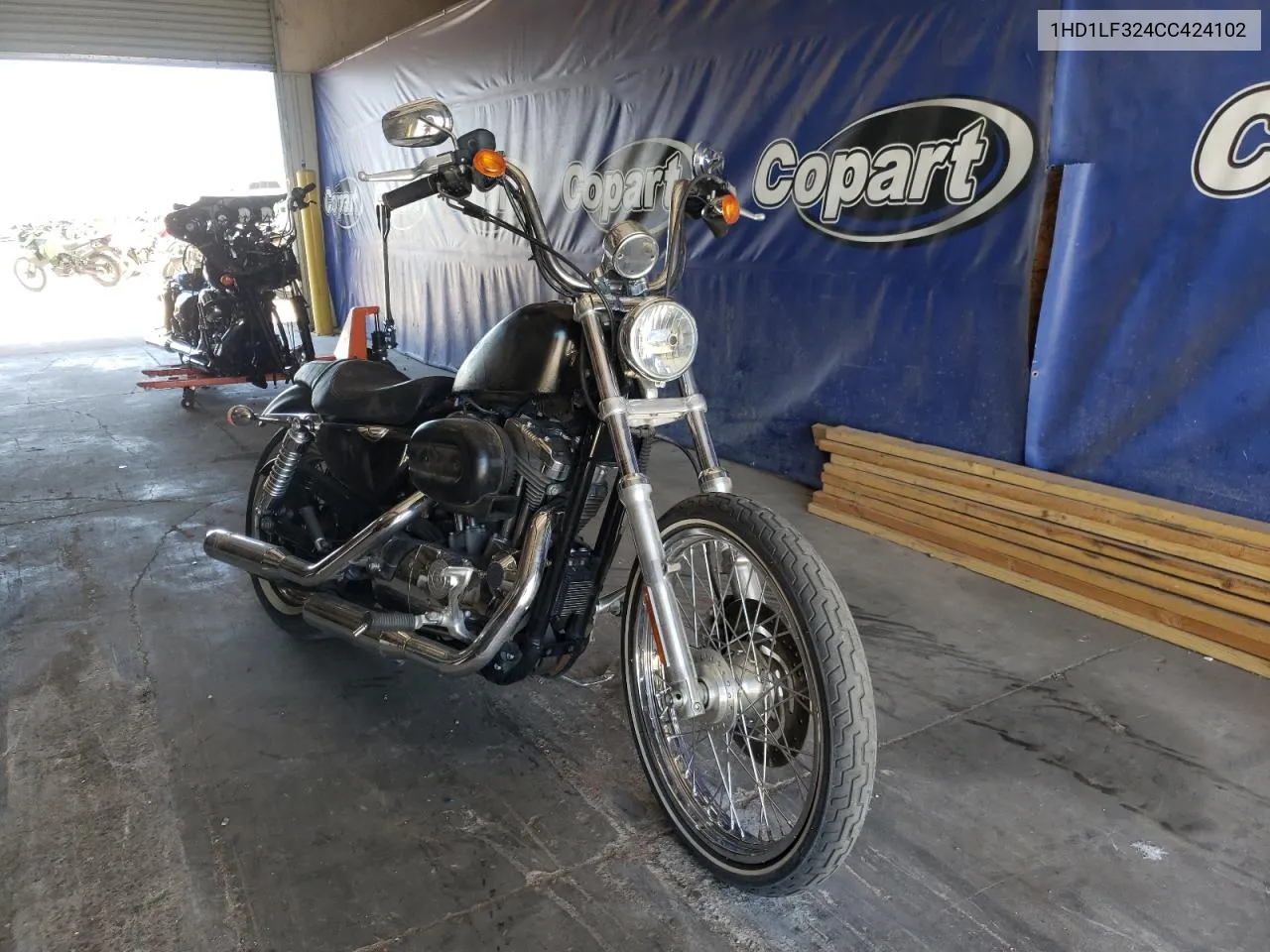 2012 Harley-Davidson Xl1200 V VIN: 1HD1LF324CC424102 Lot: 46279332