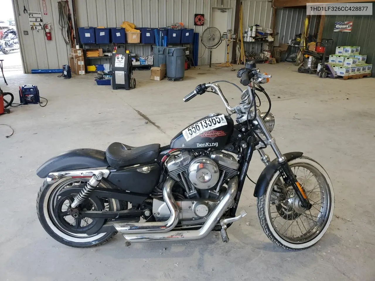 2012 Harley-Davidson Xl1200 V VIN: 1HD1LF326CC428877 Lot: 55613365