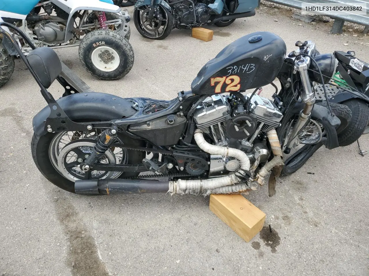 2013 Harley-Davidson Xl1200 V VIN: 1HD1LF314DC403842 Lot: 53093745