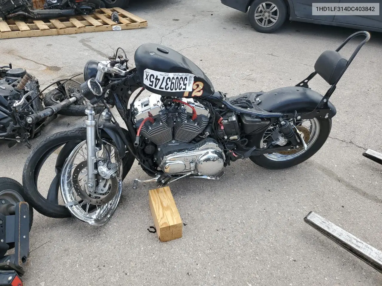 2013 Harley-Davidson Xl1200 V VIN: 1HD1LF314DC403842 Lot: 53093745