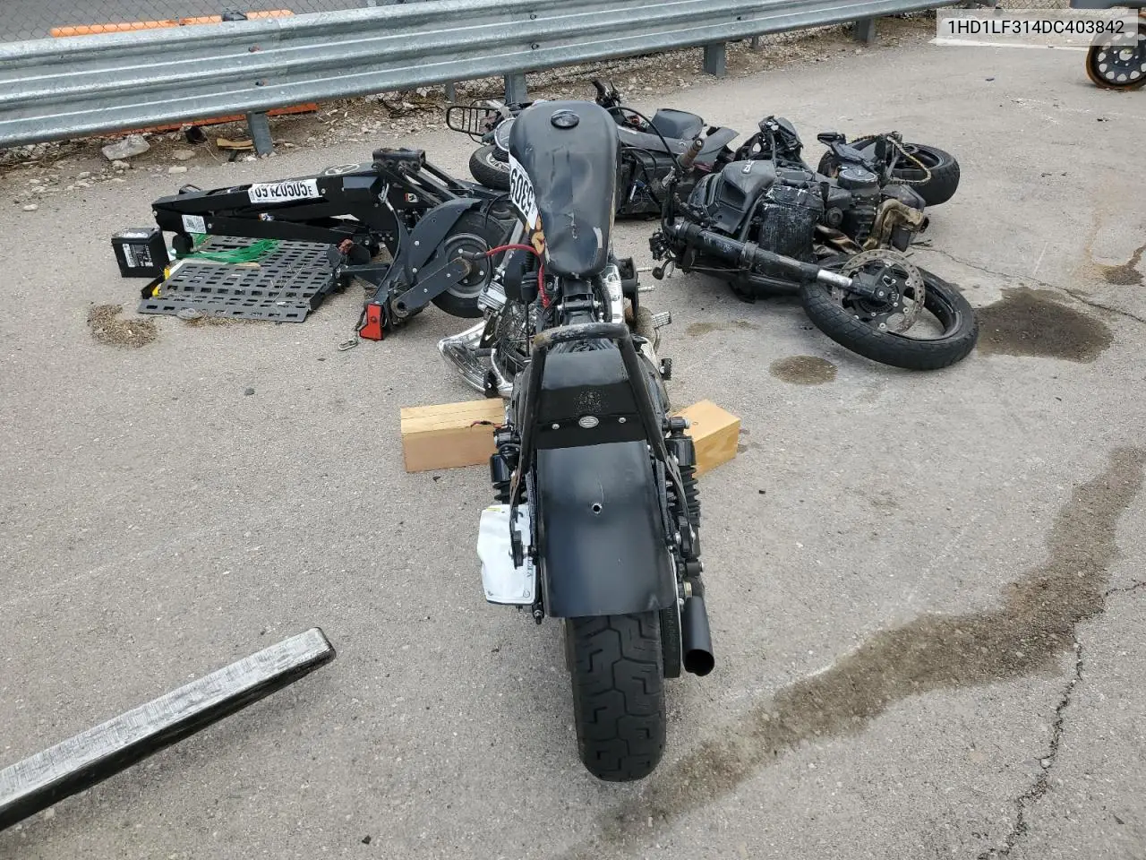 2013 Harley-Davidson Xl1200 V VIN: 1HD1LF314DC403842 Lot: 53093745