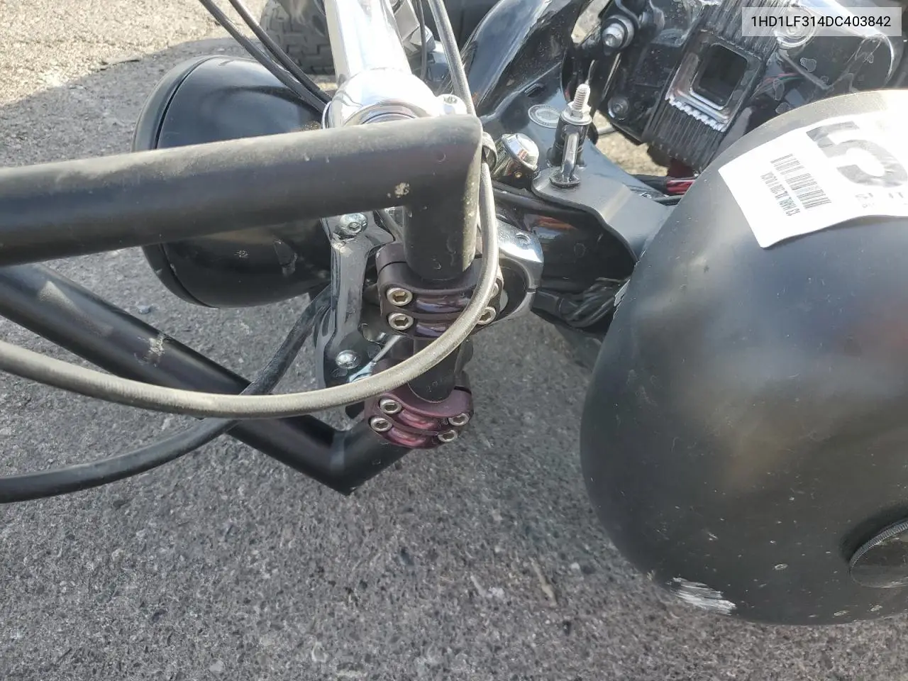 2013 Harley-Davidson Xl1200 V VIN: 1HD1LF314DC403842 Lot: 53093745