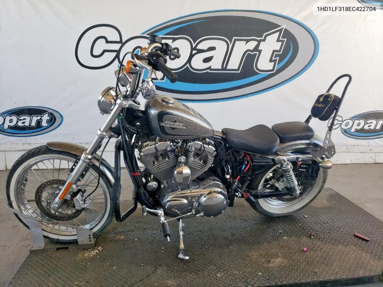 2014 Harley-Davidson Xl1200 V VIN: 1HD1LF318EC422704 Lot: 65793035