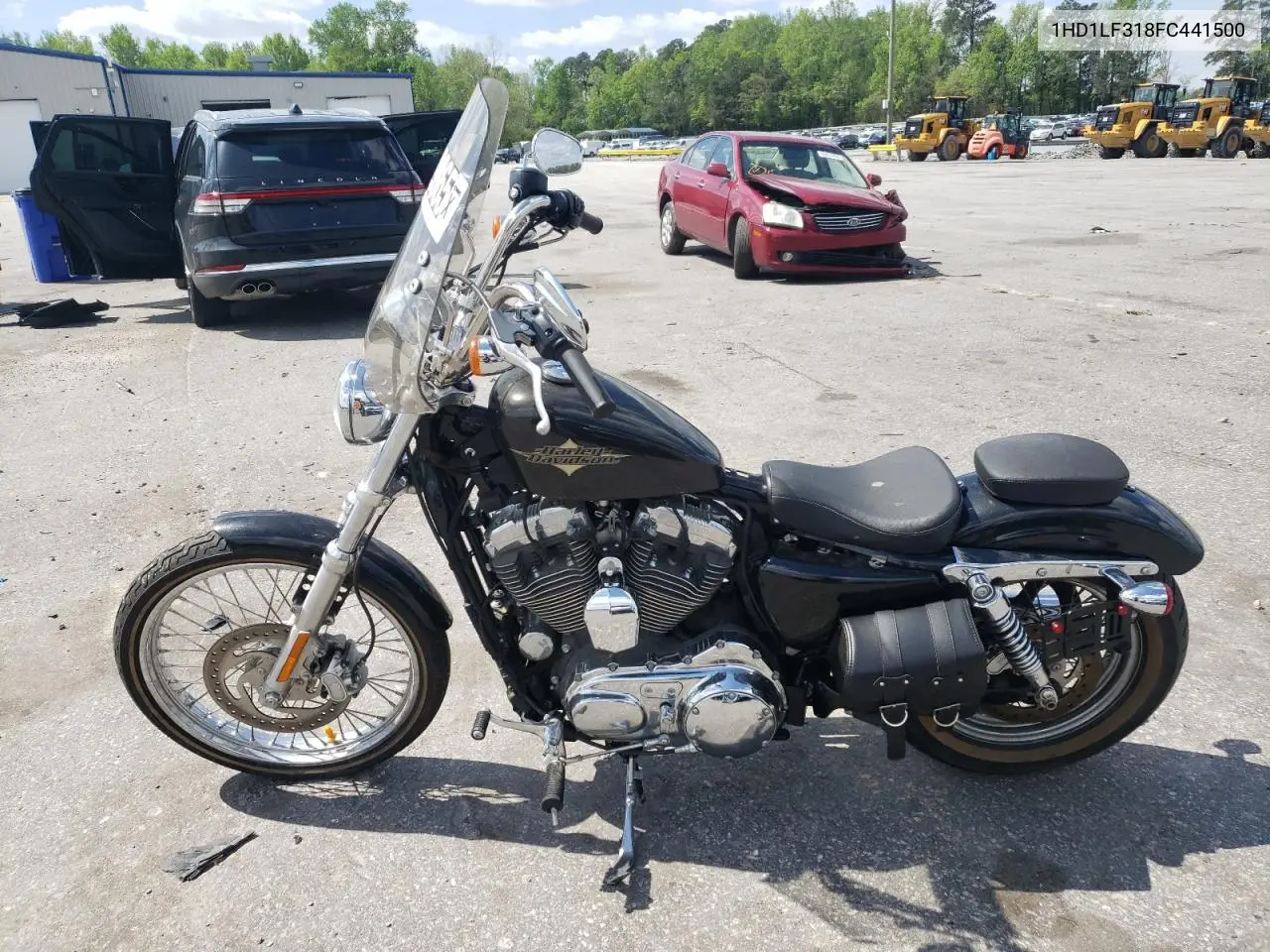 2015 Harley-Davidson Xl1200 V VIN: 1HD1LF318FC441500 Lot: 51989865