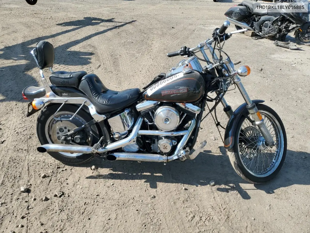 1990 Harley-Davidson Fxst Custom VIN: 1HD1BKL18LY016885 Lot: 60866005