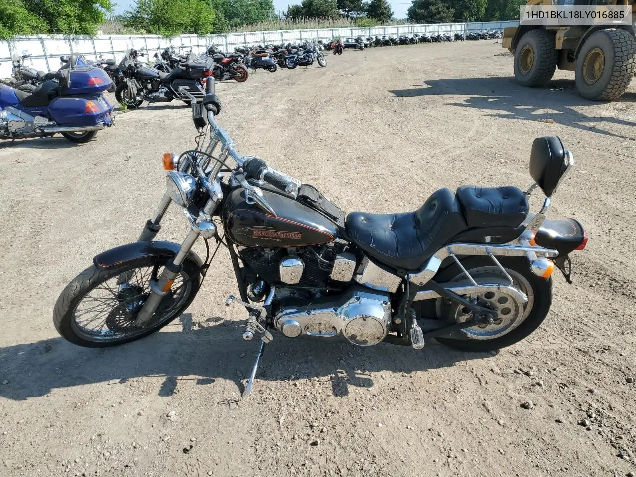 1990 Harley-Davidson Fxst Custom VIN: 1HD1BKL18LY016885 Lot: 60866005