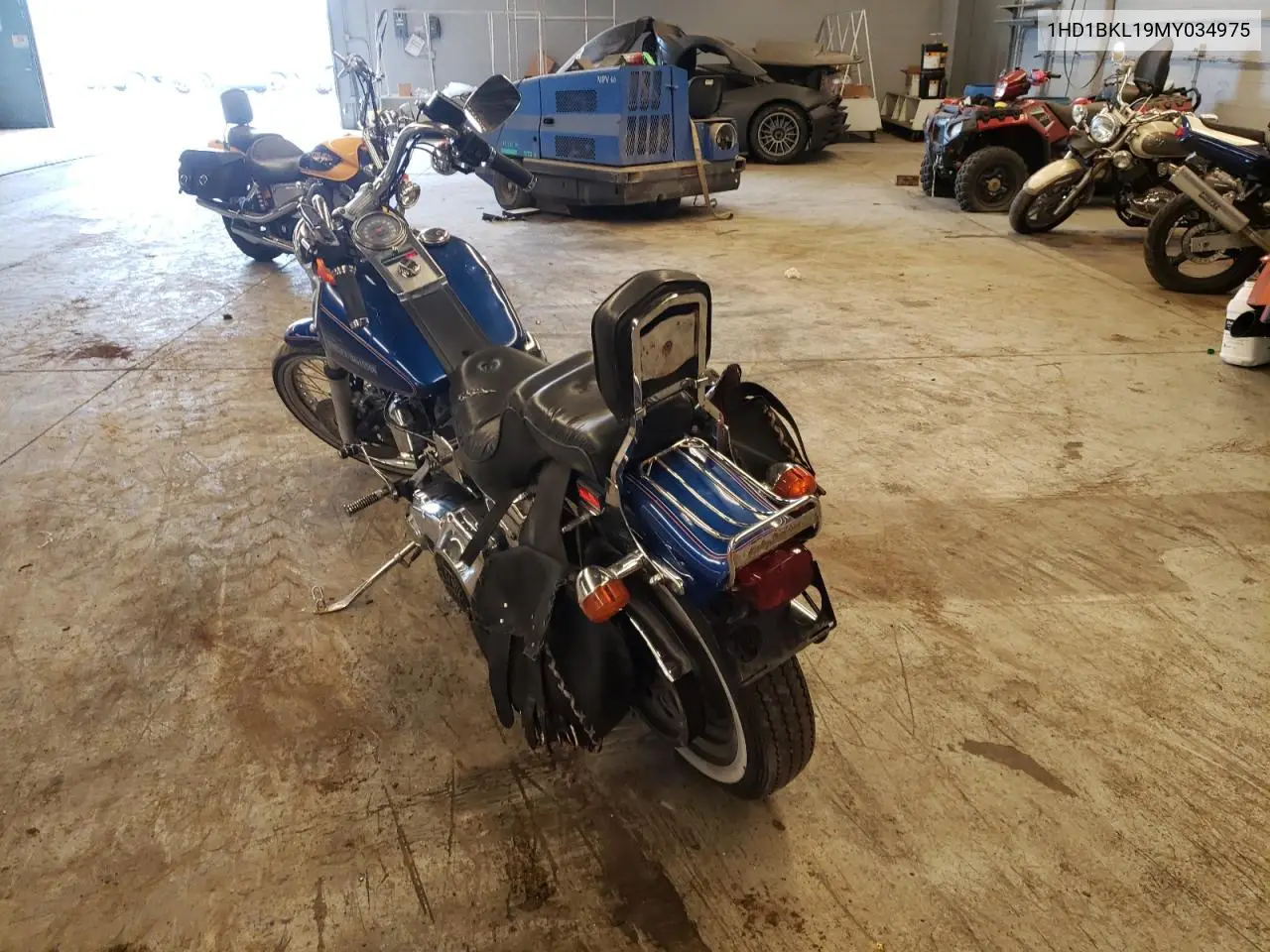 1991 Harley-Davidson Fxst Custom VIN: 1HD1BKL19MY034975 Lot: 46080422