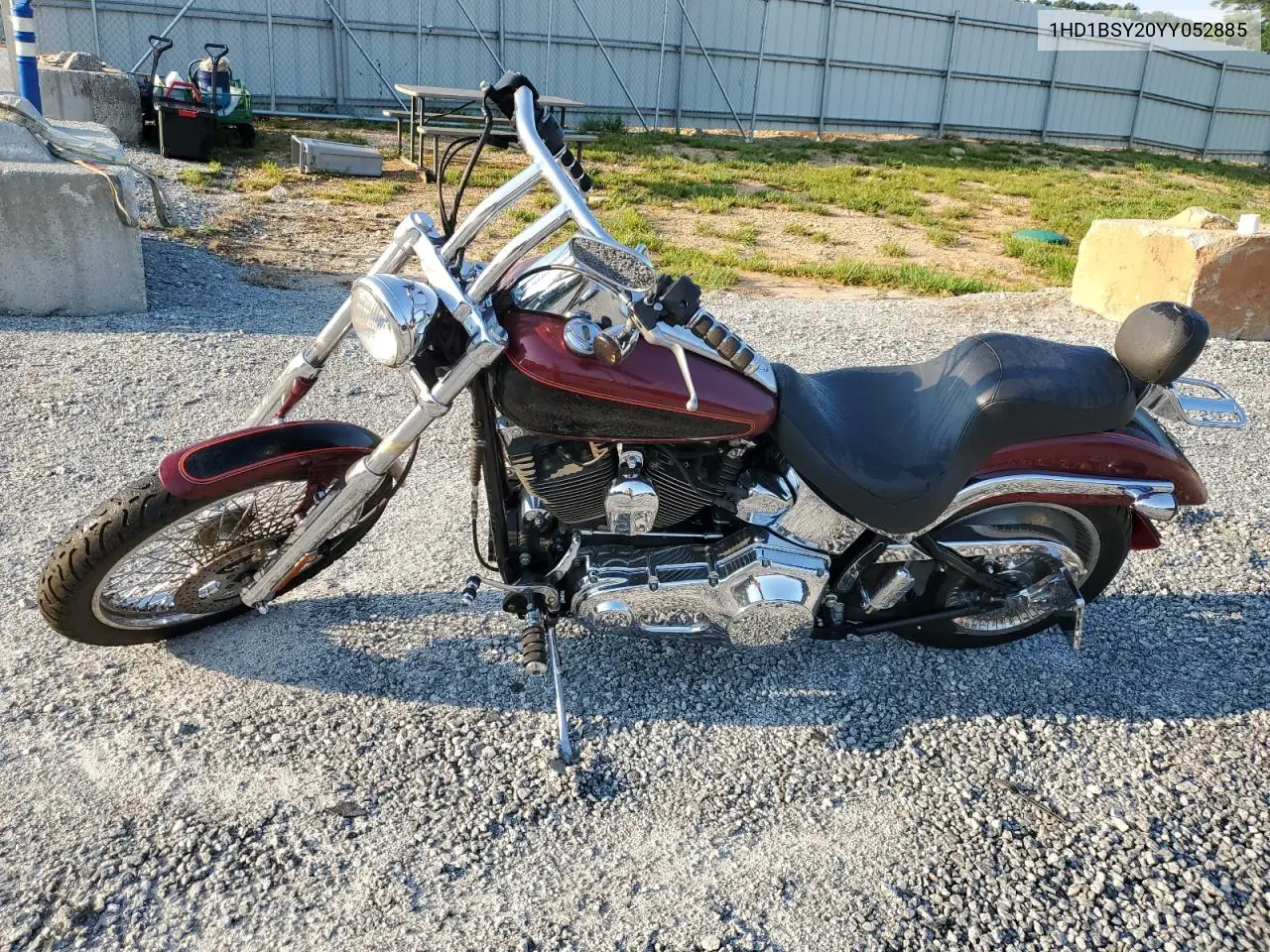 2000 Harley-Davidson Fxstd VIN: 1HD1BSY20YY052885 Lot: 61753095