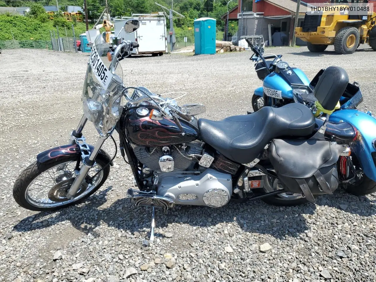 2000 Harley-Davidson Fxst VIN: 1HD1BHY18YY010488 Lot: 62301405