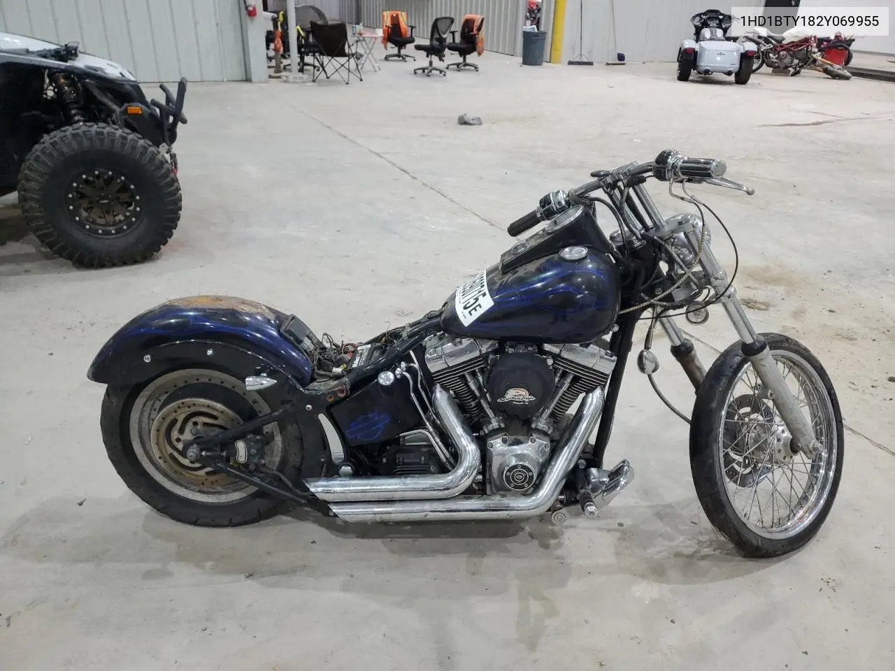 2002 Harley-Davidson Fxstb VIN: 1HD1BTY182Y069955 Lot: 62690715