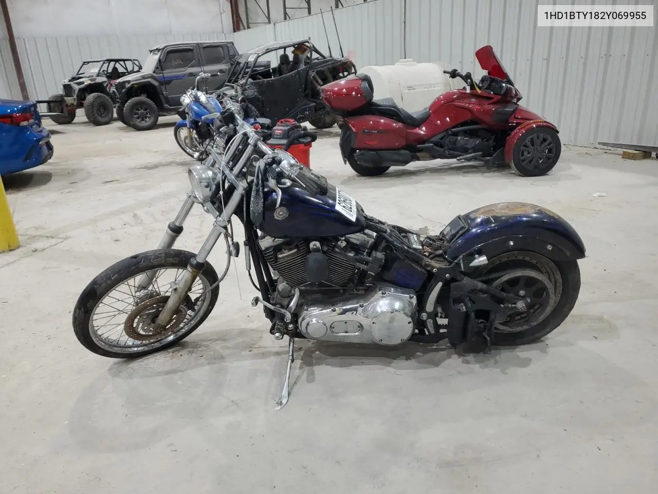 2002 Harley-Davidson Fxstb VIN: 1HD1BTY182Y069955 Lot: 62690715