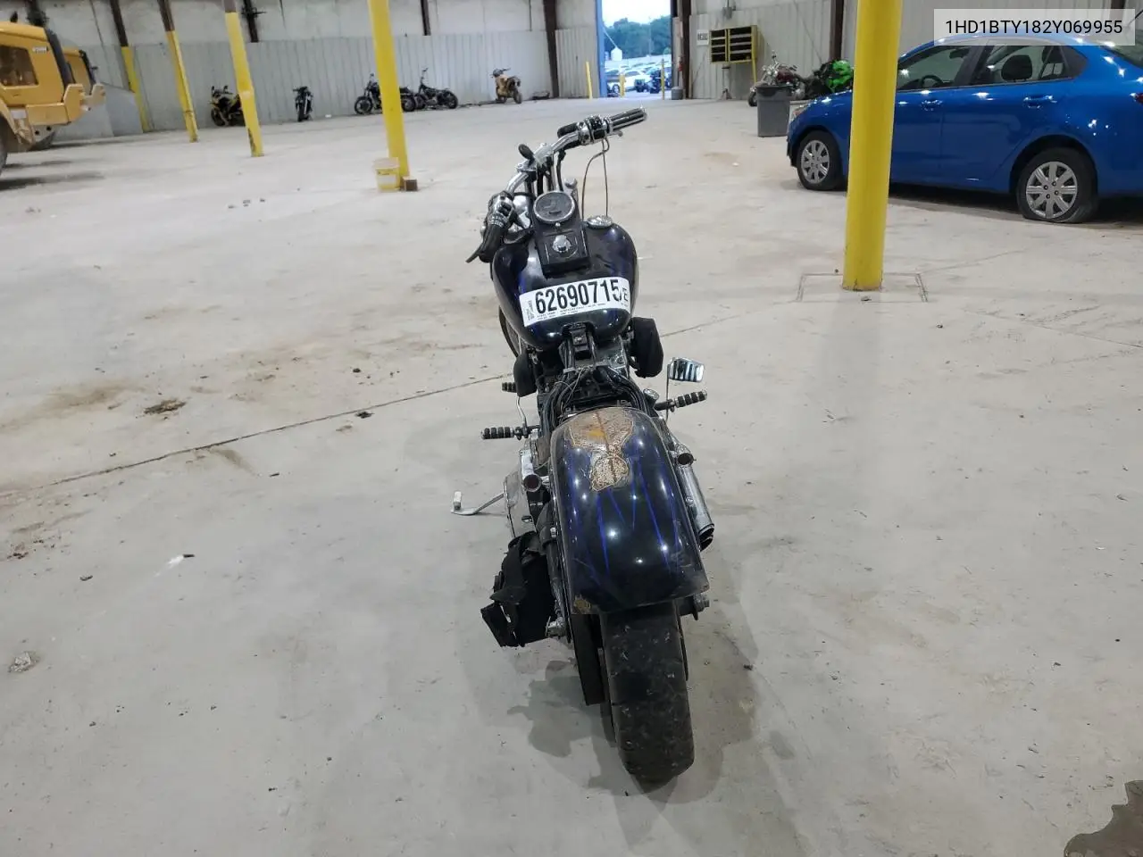 2002 Harley-Davidson Fxstb VIN: 1HD1BTY182Y069955 Lot: 62690715