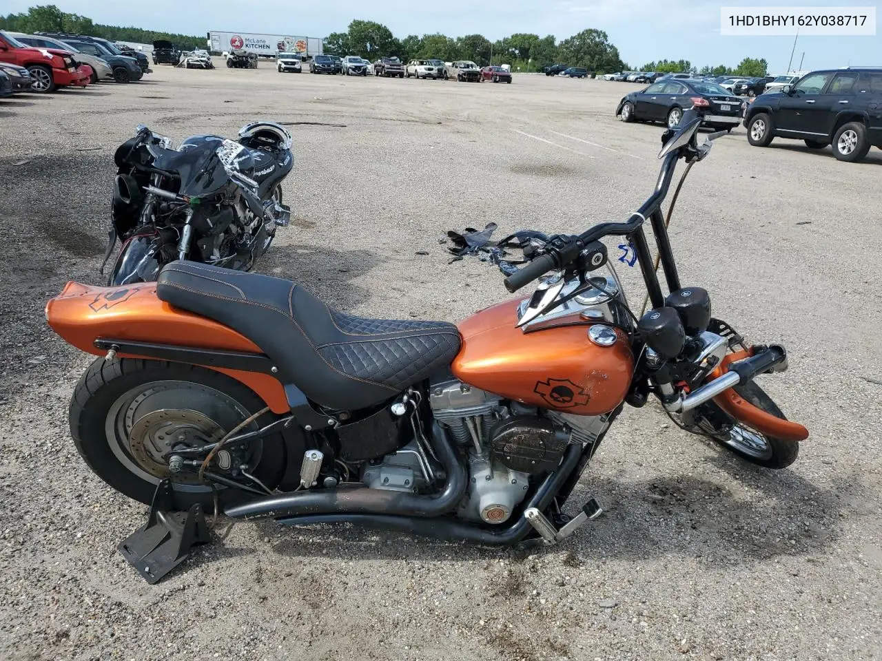 2002 Harley-Davidson Fxst VIN: 1HD1BHY162Y038717 Lot: 62709375