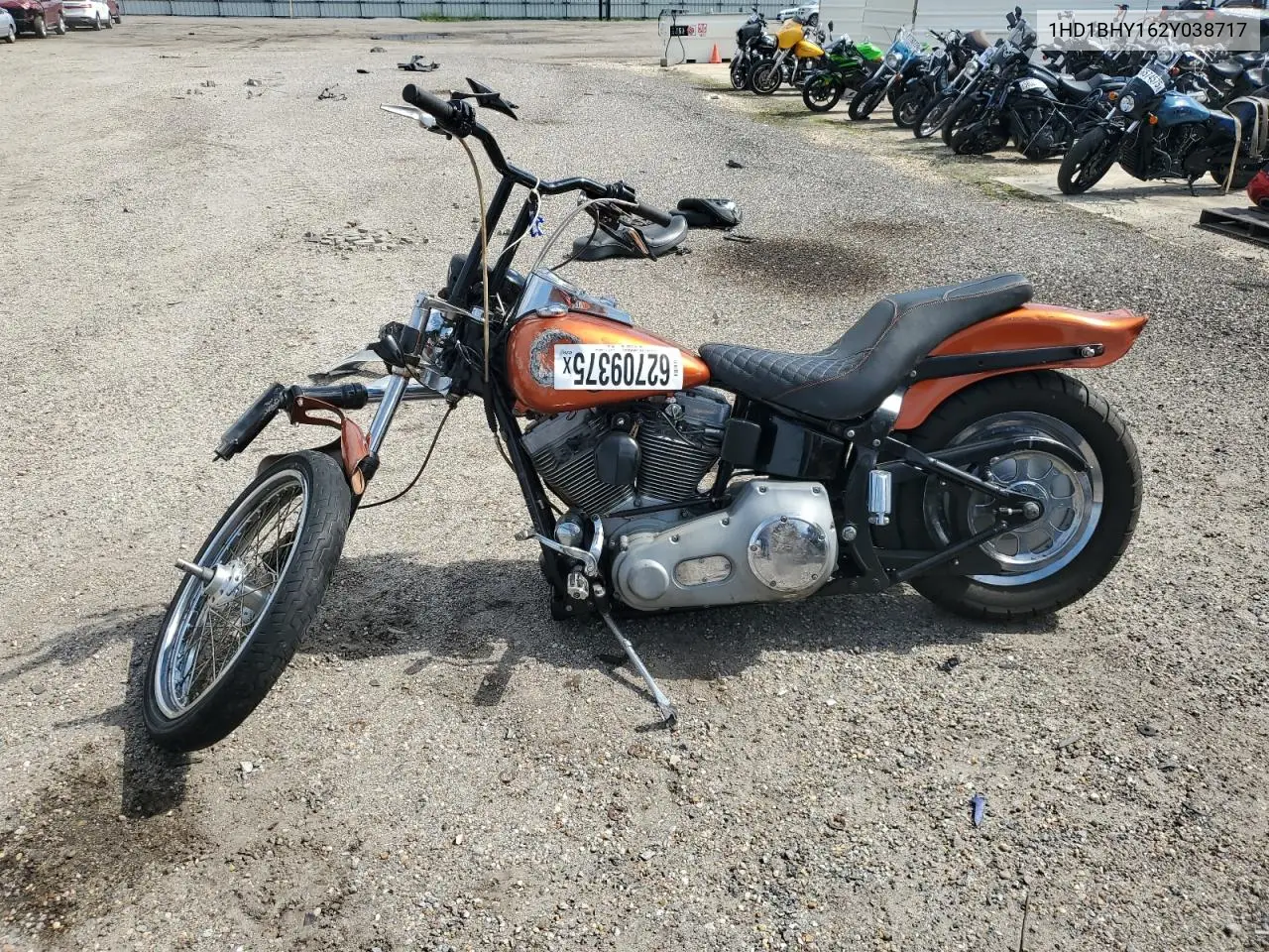 2002 Harley-Davidson Fxst VIN: 1HD1BHY162Y038717 Lot: 62709375
