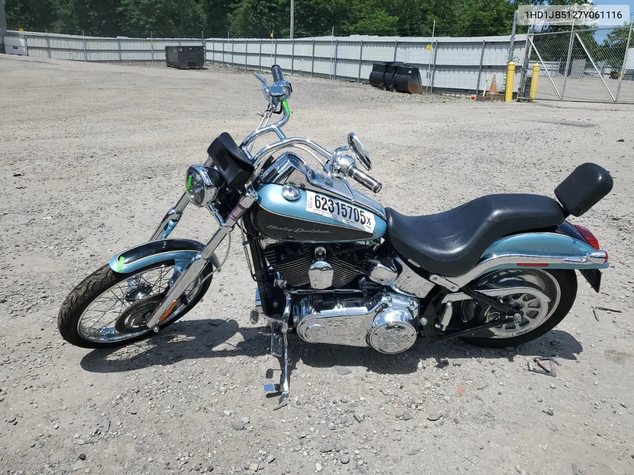 2007 Harley-Davidson Fxstd VIN: 1HD1JB5127Y061116 Lot: 62315705